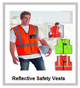 Reflective Vests with Zip Front