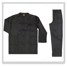Black Conti Suit Overalls
