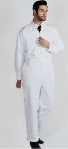 White 1 piece Boiler Suit Overalls