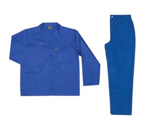 Royal Blue 2piece conti suit overalls (100% cotton - 220gm2)