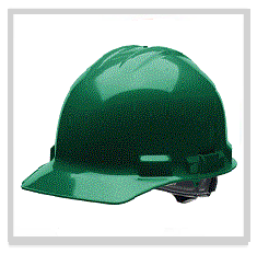 Green Hard Hats
