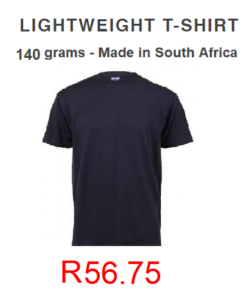 Vicbay Lightweight T/Shirts - 100% cotton – 140 grams